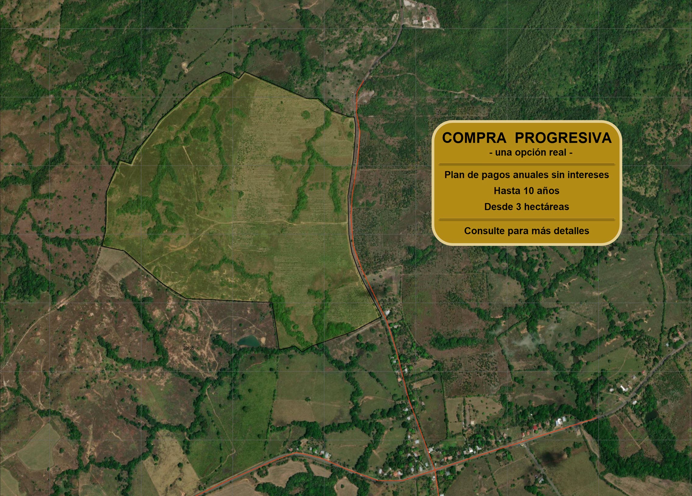 Imagen 5 – vista satelital con aviso de Compra Progresiva